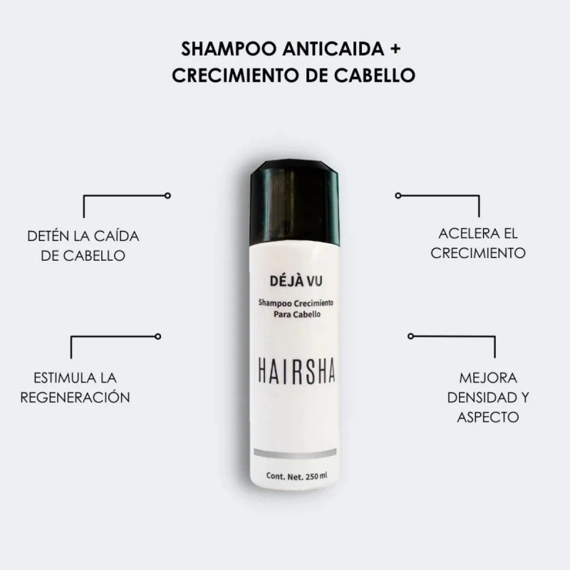 Shampoo Crecimiento para Cabello Hairsha Deja Vu