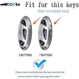 Ysbxitu 5/7 Tatsen Keychain Cover Compatible with Hyundai Ioniq 5 6 SX2 Grandeur GN7 KONA 2024 Creativity Key Shell Smart Key Accessories Remote Control Cover Gift Idea B Grey