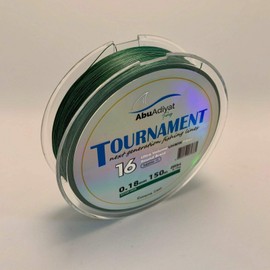 AbuAdiyat Tournament Series 16 Strand Braided Fishing Line (30lb/300M, Bottom Green)