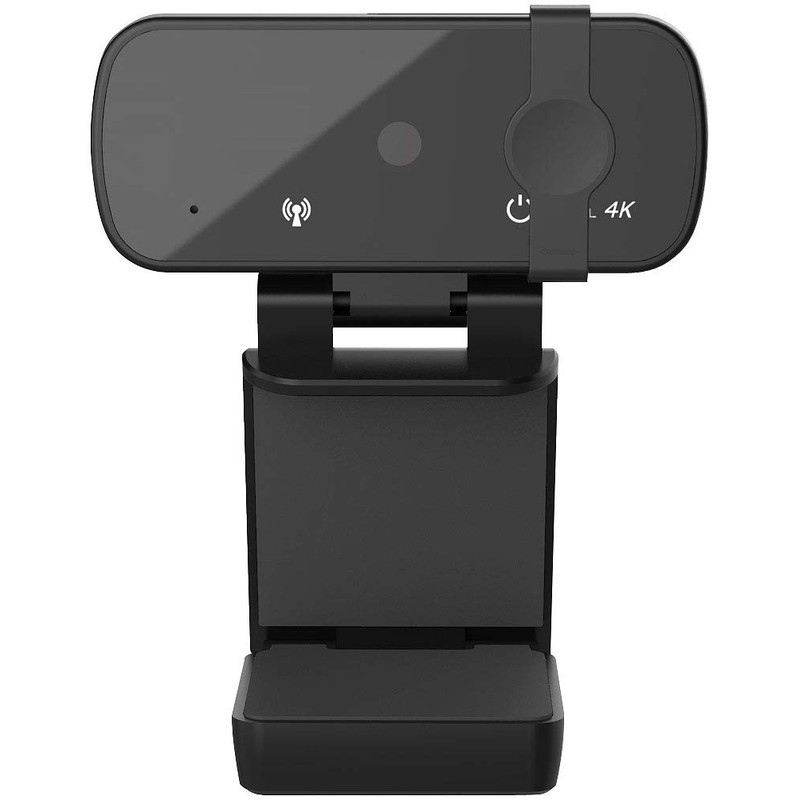 Somikon PC Camera 4K: 4K USB Webcam with Lens Cover,