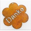 Garden Stake Hedgehog 25 cm x 18 cm Metal Rust