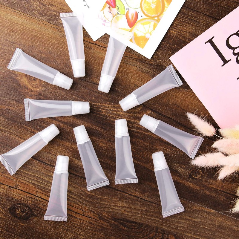 HRLORKC 40pcs 10ml Empty Tubes Lip Gloss Containers for Lip