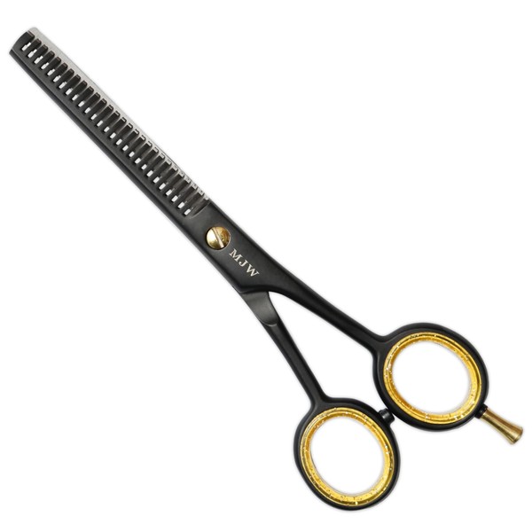 MJW Professional Stainless Steel Hair Thinning Scissors, Barber Dressing Scissors for Precise Thinning - Lightweight Hair Cutting Scissors for Children, Women, Men and Thinning Scissors for Pets