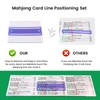 Mahjong Card Sleeve Positioning Set(Includes 4Pcs Mahjong Card Sleeve and