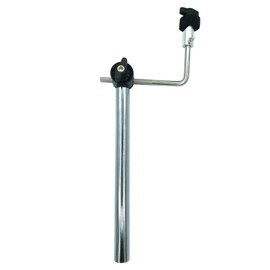 TUOREN Electronic Drum Cymbal Mount Holder Metal L-Shaped Cymbal Mounting Arm Percussion Electronic Cymbal Pad Boom Arm Compatible with Roland Electronic Drum Set Accessories