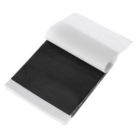 sourcing map 200 Pcs Gold Leaf Sheets 5.5" x 5.5" Imitation Gold Foil Sheets for Crafts,Picture Frames,Sculpture,Nails and DIY Arts Decoration,Black