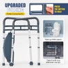 Lianjindun Toilet Safety Rails with Footrest, Folding & Portable Bathroom