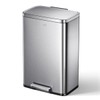 EKO Madison Brushed Stainless 50 Liter/13.2 Gallon Step Trash Can