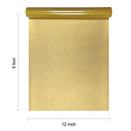 Efuncro - Vinilo de transferencia térmica HTV con purpurina, planchar para camisetas. Bolsas. Vinilo de transferencia de calor HTV para todas las máquinas de corte, fácil de cortar y deshierbar