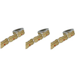 Operitacx 3 Rollen 250 Stück Briefsiegelaufkleber Tag-Aufkleber Schild Besonders personalisierte sticker personalisierte aufkleber abdichtende Aufkleber Siegelaufkleber für die Verpackung