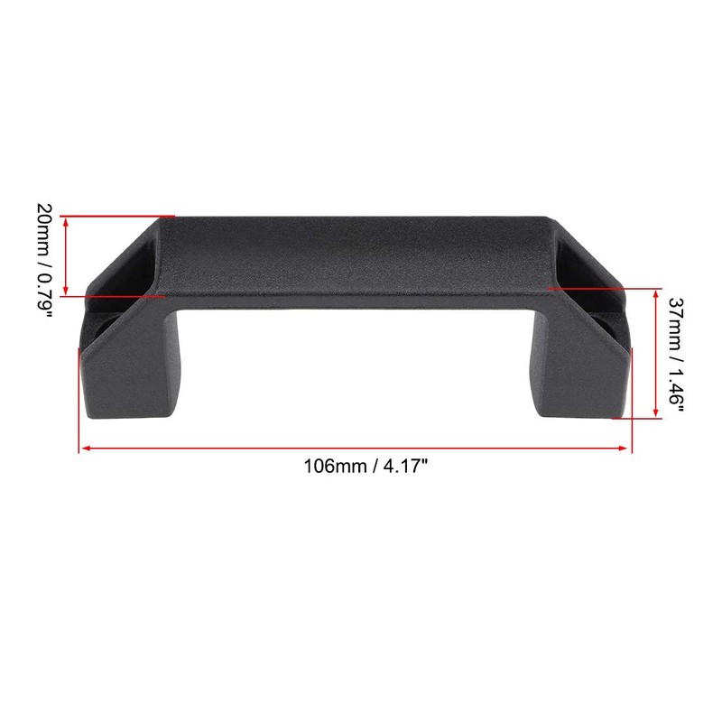 sourcing map Plastic Pull Handles 87mm Hole Centers for Luggage