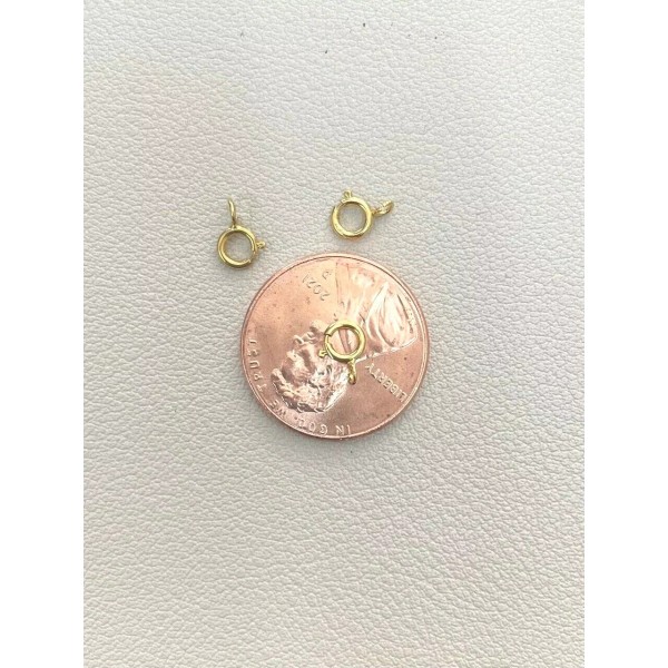 agj 1 ( tiny ) 18k gold spring round clasp