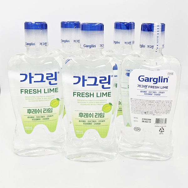 Gagreen Dong-A Pharmaceutical Gagreen Lime 750mlx6 + 100ml / 가그린