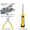 Gaobige rj45 Crimp Tool Kit, Pass Through Cat7 Cat6A Cat6