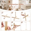 Floor Standing Crib Mobile Arm 57.8 Inch Wooden Baby Mobile