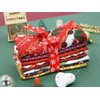 8 Pcs Christmas Quilting Fabric Patchwork,50x50cm Christmas Fabric Squares Bundles