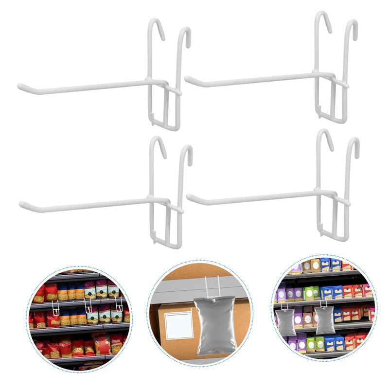 SHINEOFI 10pcs Display Hooks for Grid Wall Sturdy Iron Hanging