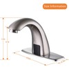 Derpras Touchless Bathroom Faucet with Automatic Sensor Function, Bathroom Sink