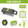 Vegetable Chopper with Container Cheese Grater Mandoline Slicer Cabbage Shredder