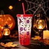 dididudi 5PCS Halloween Color Changing Cups, 710ML Iced Plastic Drink