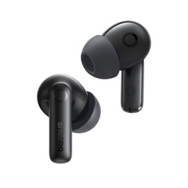 Baseus Bass BP1 Pro Noise Cancelling Wireless Earbuds, Real-Time Adaptive Noise Cancelling, Adaptive Active EQ, LDAC Hi-Res Sound, 6-Mic AI Clear Calls, 55H Playtime, IP55 Waterproof, Bluetooth 6.0