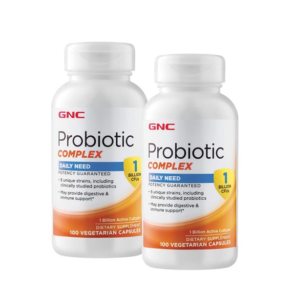 GNC Probiotic Complex Daily Need - 1 Billion CFUs - Twin Pack