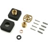Matt Black Square Shower Mounting Kit – Bar Valve Fast