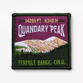 Quandary Peak Colorado 14er Patch