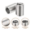sourcing map 50Pcs Helical Threaded Inserts, M10-1.5x2.5D 304 Stainless Steel