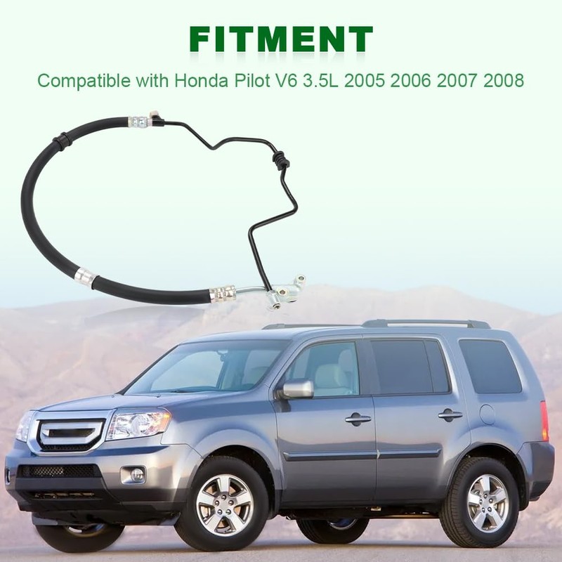QCESEV Power Steering Pressure Hose Assembly Compatible with Honda Pilot