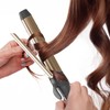 1.25” Extra Long Curling Wand - Grey Gold