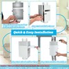 DITKOK Upgraded Galvanized Steel 3-in-1 Multifunction Indoor Dryer Vent Kit,