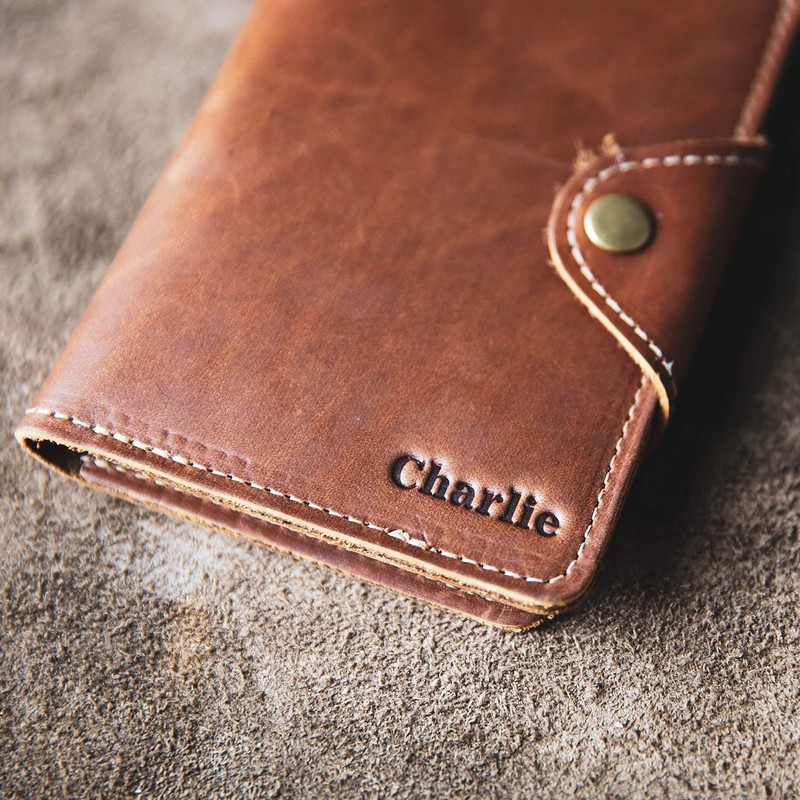 The Logbook Fine Leather Wallet Pocketbook (Brown)