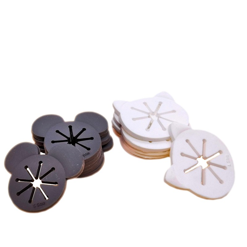 Cooplay 20 SET Mouse and Cat Sock Rings Holders, Cute