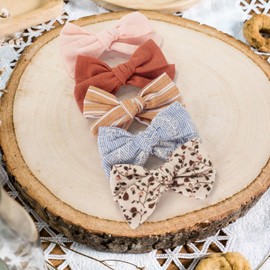 VISBL Baby Girl Headbands and Bows, Newborn Infant Toddler Nylon Hairbands Hair Accessories