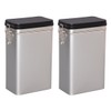 tea4chill 2 x Tea Canisters for Loose Tea 500 g,
