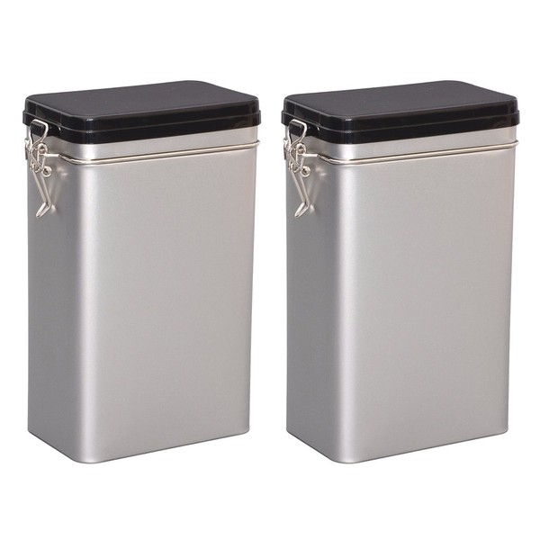 tea4chill 2 x Tea Canisters for Loose Tea 500 g,
