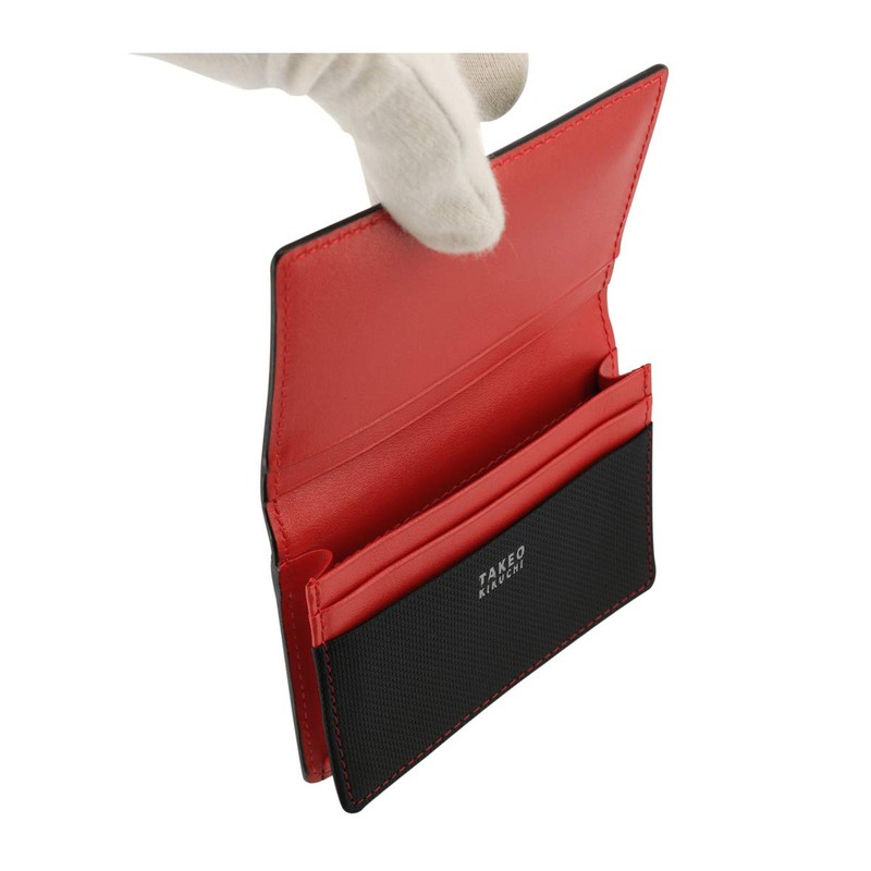Takeokikuchi Amigo Men's Business Card Holder, Cowhide Leather, Genuine Leather,