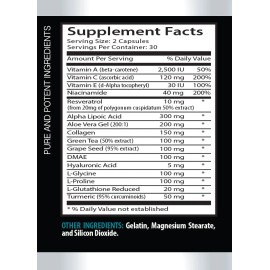 PRIVATE LABEL Supreme Radiance Awaits: ANTI-WRINKLE COMPLEX - 120 Caps - Beauty Pills