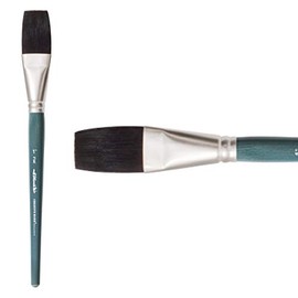 Creative Mark Mimik High Performance Professional Artist Synthetic Squirrel Hair Watercolor Brush- Flat 1"