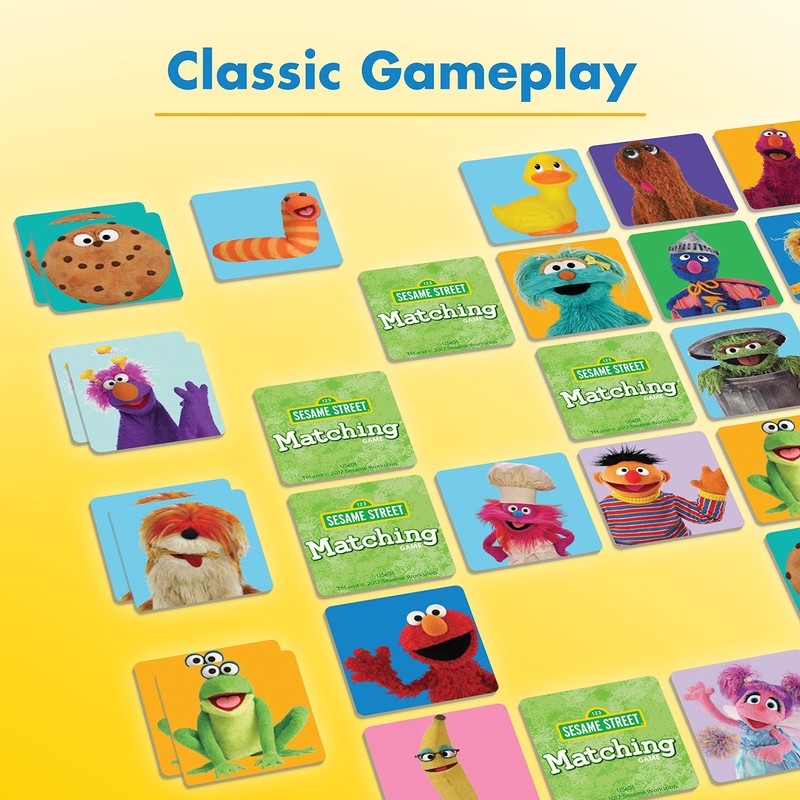 Wonder Forge Sesame Street Memory Matching Game: Fun Toddler Learning
