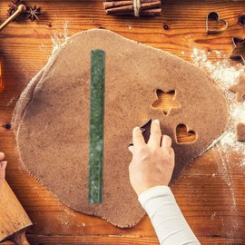 Alipis Marble Rolling Pin 2pcs Natural Jade Stone Rolling Pins Non-stick Dough Roller Dumpling Wrapper Kitchen Rolling Stick for Kitchen Baking Tools