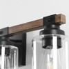 Floresita 6 Light Bathroom Vanity Light 40in with Glass Shade,