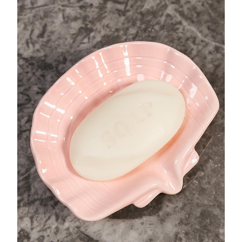 Ceramic Shell soap Box, self draining European Design Sink, Bathroom,