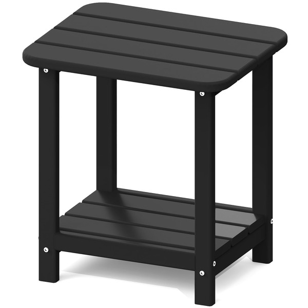 Sundale Outdoor Small Side Table, Patio All Weather Small Adirondack