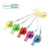 Silbato Luminoso Led Con Cordón Para Fiestas X10 Piezas