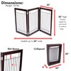 Internet’s Best Traditional Wire Dog Gate - 4 Panel -