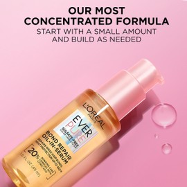 L'Oreal Paris Bond Repair Oil-in-Serum for Damaged, Color Treated Hair, Heat Protectant, Strengthens Weak Bonds, Intense Shine and Frizz Control, EverPure, 1.6 Fl Oz