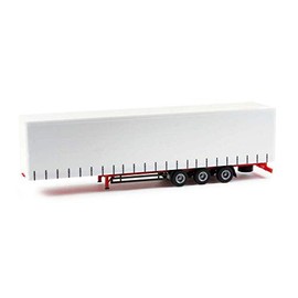 herpa 075664 Lowliner Curtain Tarpaulin Trailer