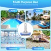 5-Inch Stainless Steel Pool Brush - Heavy Duty Pool Cleaning
